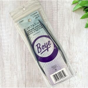 Boye Circular‎ Knitting Needle US 9-29 Inch By WRIGHTS Aluminum 37350090